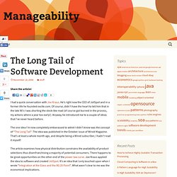 The Long Tail of Software Development