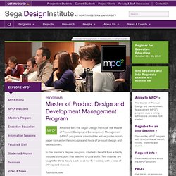 Master of Product Design and Development - Northwestern University