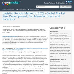 Logistics Robots Market to 2022 –Global Market Size, Development, Top Manufacturers, and Forecasts