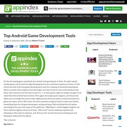 Top Android Game Development Tools - App Development Marketplace