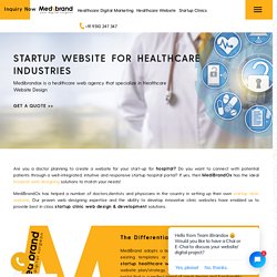 Startup Web Designing & Development for Healthcare Industries