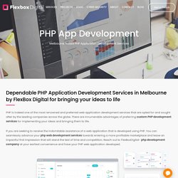 Custom Php Development Services in Melbourne