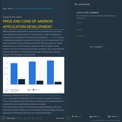 App Development for Android Operating System