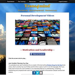 Best Personal Development Videos ~ Motivation and Leadership