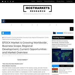 $TOCK Market is Growing Worldwide , Business Scope, Regional Development, Current Opportunities and Market Overview