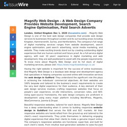 Magnify Web Design – A Web Design Company Provides Website Development, Search Engine Optimisation, Paid Search Advertis