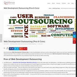 Pros & Cons: Web Development Projects Outsourcing - WEBRENCE