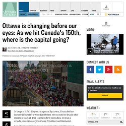 Urban development, city planning, population growth and the future of Ottawa