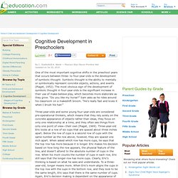 Cognitive Development in Preschoolers