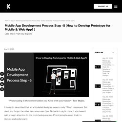 Mobile App Development Process Step-5