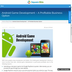 Android Game Development – A Profitable Business Option