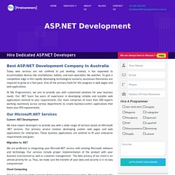 Best ASP.NET Development Company in Australia