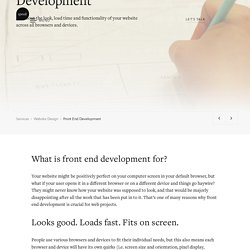 Front End Development: Responsive Design
