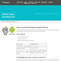 App development in Phoenix, iPhone App Developer Arizona, Android App Scottsdale