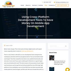 Using Cross-Platform Development Tools to Save Money on Mobile App Development