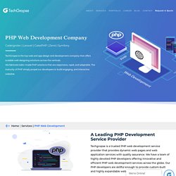 PHP Web Development Company in the USA