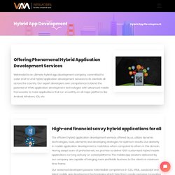Hybrid App Development Company in USA