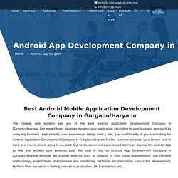 Android App Development Company in Gurgaon
