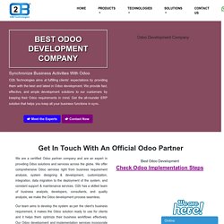 Odoo Development Services Company