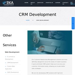Best CRM Software Development Services Company in Delhi
