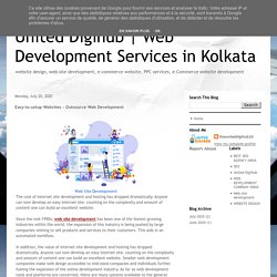 Web Development Services in Kolkata: Easy-to-setup Websites - Outsource Web Development