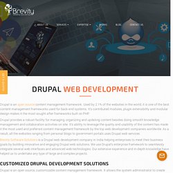 Drupal web development services India & UK