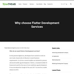 Why choose Flutter Development Services