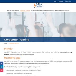 Corporate Training: Staff Training and Development Company