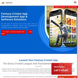 White-label Fantasy Cricket Software & Solution