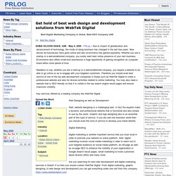 Get hold of best web design and development solutions from WebTek Digital