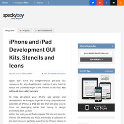 iPhone and iPad Development GUI Kits, Stencils and Icons