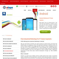 Free Workshop - Android Development - STEPSKOCHI