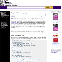 Java Web Development with Stripes