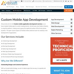 Best Developer - End-to-End Custom Mobile App Development Services For Business
