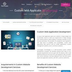 Custom Web Development-Technogrips Technologies