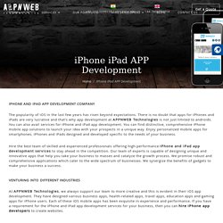 IPhone and iPad App Development Services