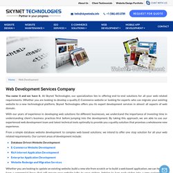 E-Commerce Website Development - Custom Web Development - Skynet Technologies