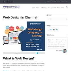 Web Design in Chennai