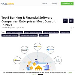 Top 5 Banking & Financial Software Development Companies