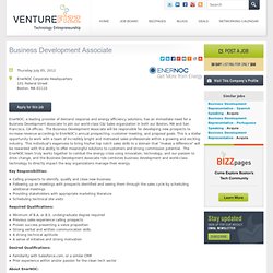 Business Development Associate at EnerNOC, Inc., [field_location_0-formatted] - Job Board