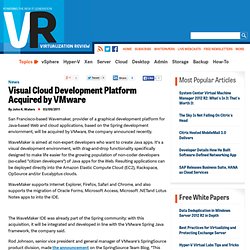 Visual Cloud Development Platform Acquired by VMware