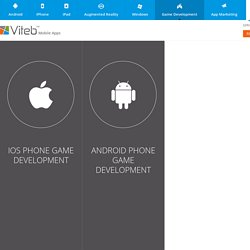 Game App Development: Mobile Game Design & Development Company :VitebMobileApps