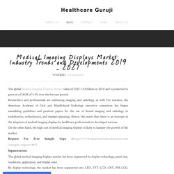Medical Imaging Displays Market: Industry Trends and Developments 2019 – 2027 - Healthcare Guruji