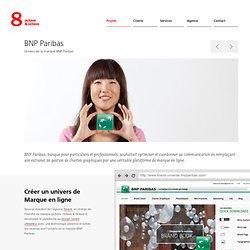 Univers de la marque BNP Paribas - BNP Paribas - Agence web paris, design et developpement application web
