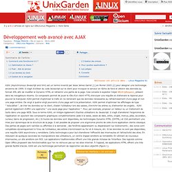 Développement web avancé avec AJAX