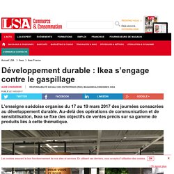 Développement durable : Ikea s’engage...