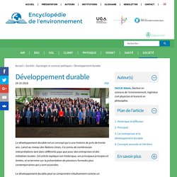 Développement durable