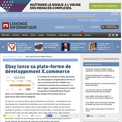 Ebay lance sa plate-forme de développement X.commerce
