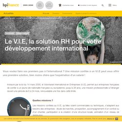 Le V.I.E, la solution RH pour votre développement international