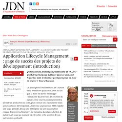 Application Lifecycle Management : gage de succès des projets de développement (par François Merand, Sogeti) - Journal du Net Développeurs